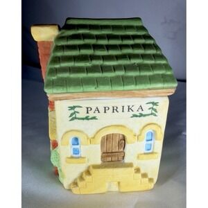 Vtg Spice Jar PAPRIKA Country Kitchen Collection 1994 NIB House Cottage Core